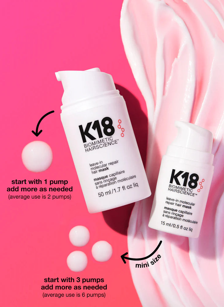 K18 full-size leave-in molecular repair hair mask